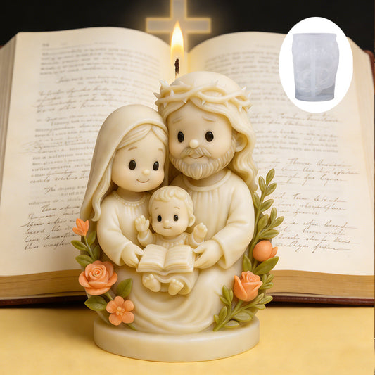 3D Family Silicone Candle Mold