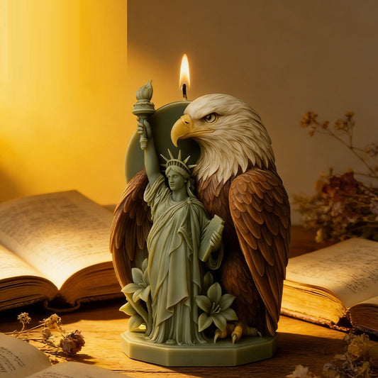 Statue of Liberty & Eagle Scented Candle Silicone Mold