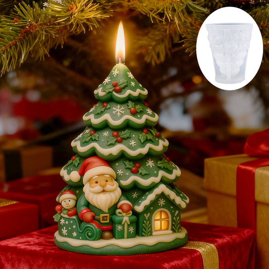 Santa Claus Silicone Candle Mold