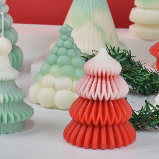 Christmas Tree Candle Silicone Mold