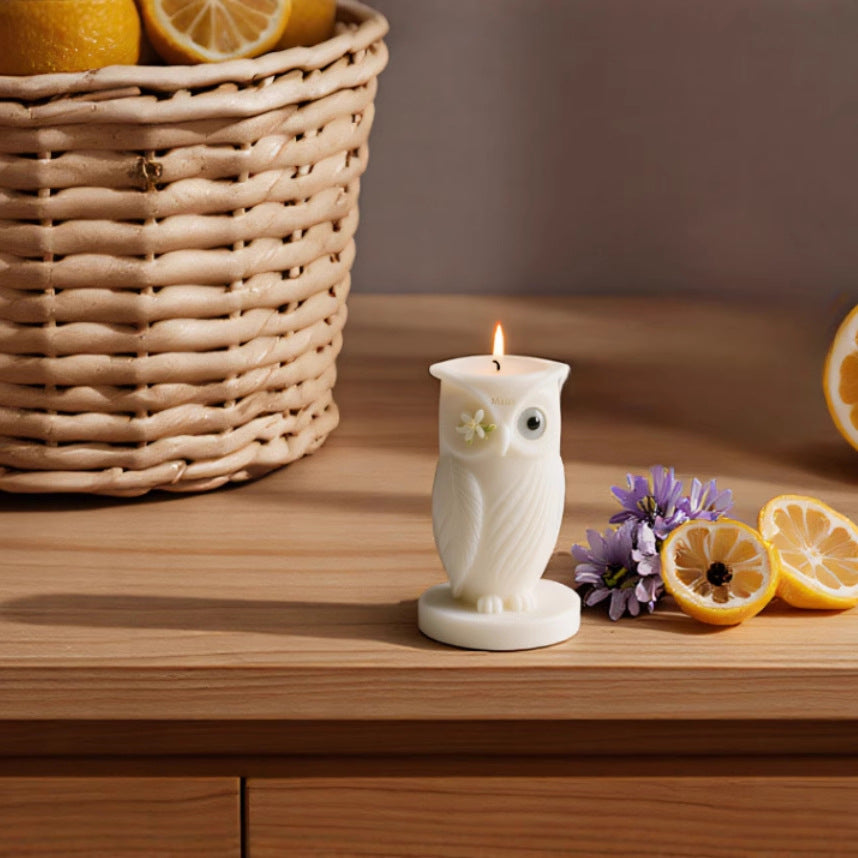 3D Owl Silicone Candle Mold