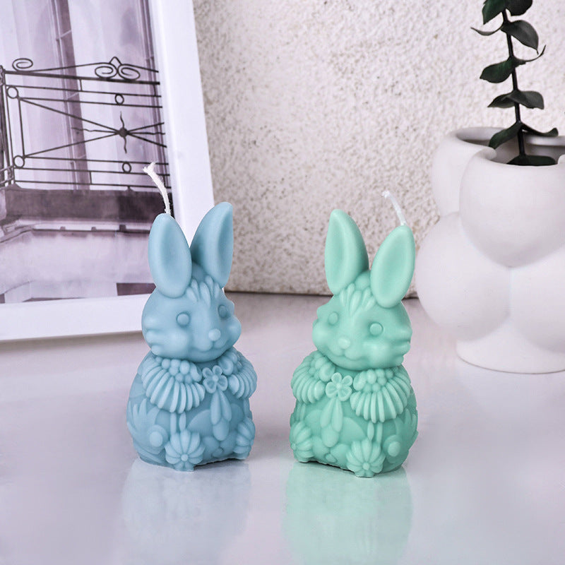 Bunny Scented Candle Silicone Mold