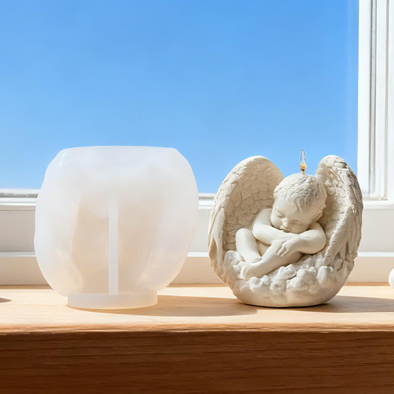 3D Baby Angel Silicone Candle Mold