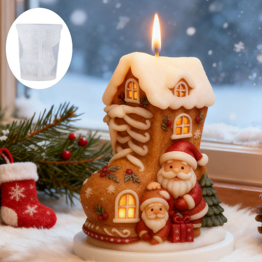 Santa Claus Scented Candle Silicone Mold