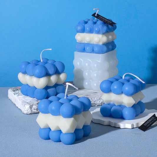 Bubble Cube Scented Candle Silicone Mold