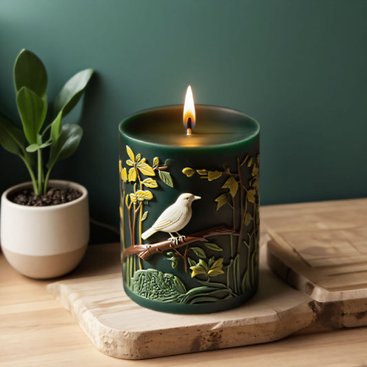 Birds' Joyous Song Aroma Candle Silicone Mold