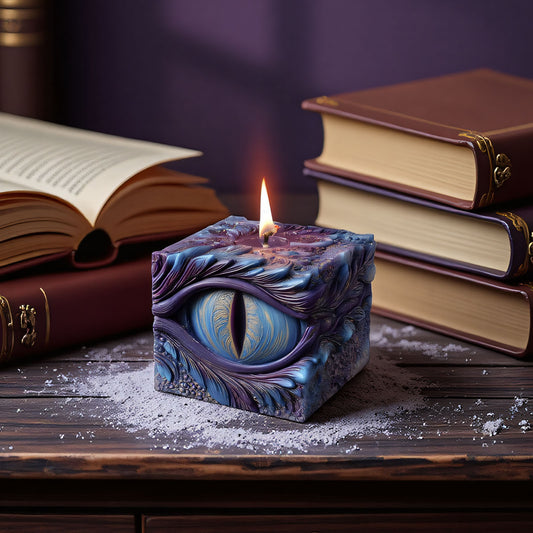 Eye Spirit Dragon Auspicious Pillar Scented Candle Silicone Mold