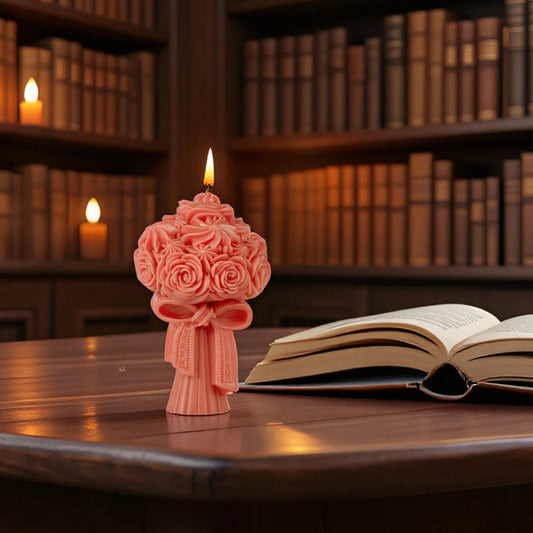 Flower Bouquet Scented Candle Silicone Mold