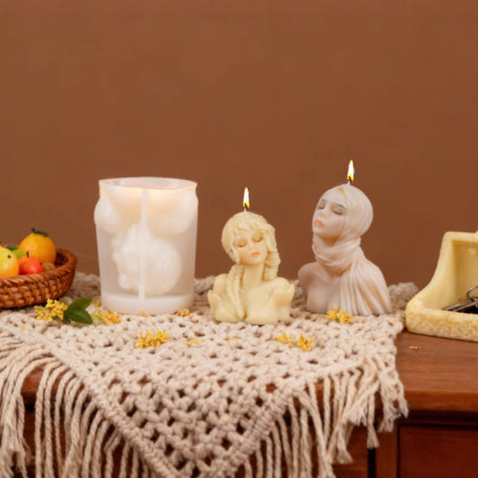 3D Portrait Scented Candle Silicone Mold