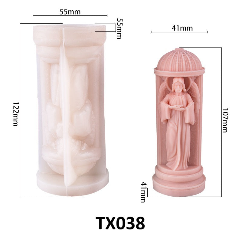 Pillar Candle Silicone Mold