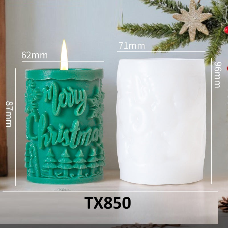Christmas Silicone Scented Candle Mold