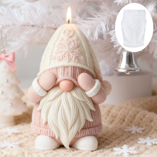 Christmas Gnome Silicone Candle Mold