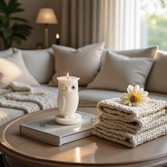 3D Owl Silicone Candle Mold