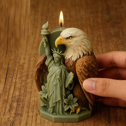 Statue of Liberty & Eagle Scented Candle Silicone Mold