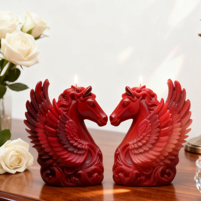 3D Relief Pegasus Scented Candle Silicone Mold