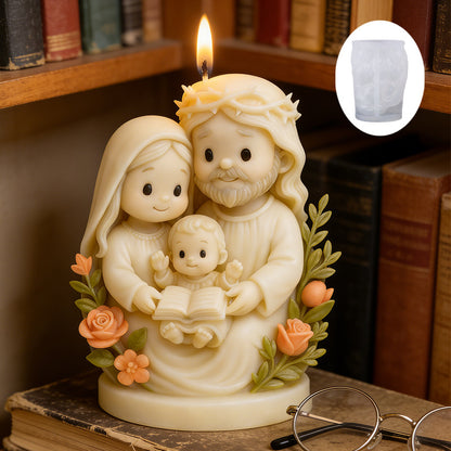 3D Family Silicone Candle Mold