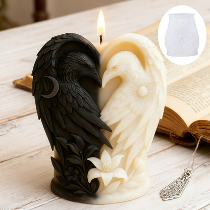 3D Relief Double Eagle Silicone Candle Mold