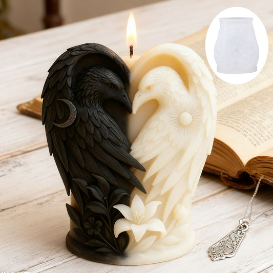 3D Relief Double Eagle Silicone Candle Mold