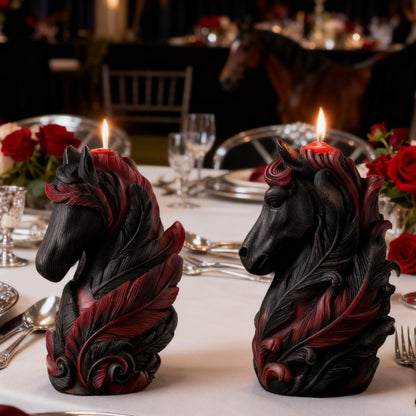 3D Feathered Horse Head Silicone Mold