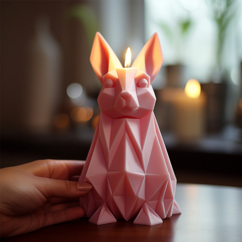 Rabbit Scented Candle Silicone Mold