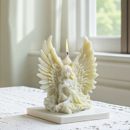 3D Angel Wings Silicone Scented Candle Mold
