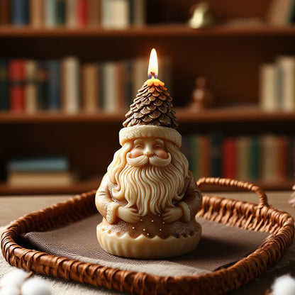3D Santa Claus Silicone Scented Candle Mold