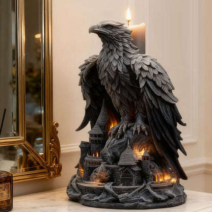 3D Eagle and Castle Silicone Scented Candle Mold