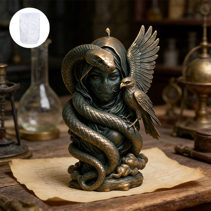 3D Medusa & Bird Scented Candle Silicone Mold