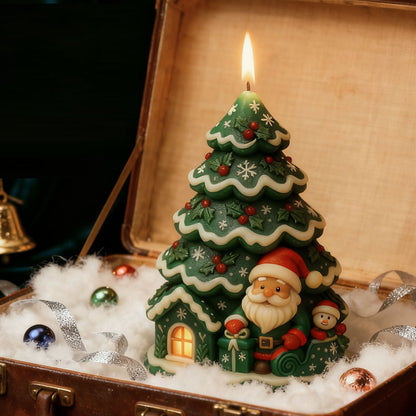 Santa Claus Silicone Candle Mold