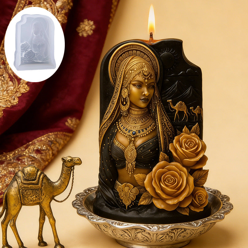 Sculptural Silicone Candle Mold