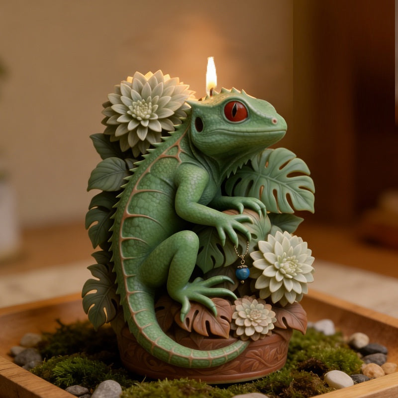 3D Lizard Silicone Candle Mold