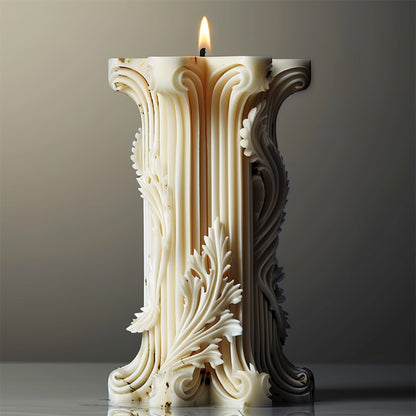 3D Cylinder Silicone Candle Mold