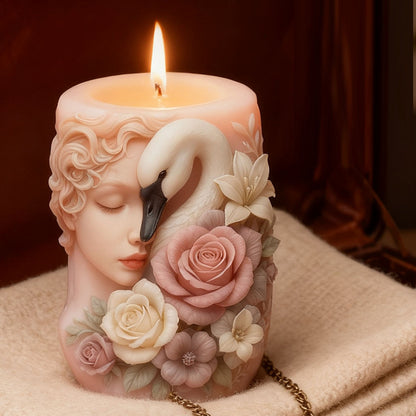 Swan Scented Candle Silicone Mold