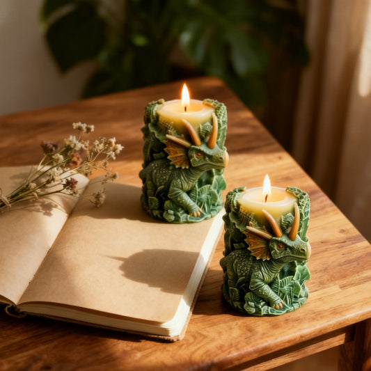 3D Triceratops Dinosaur Silicone Candle Mold