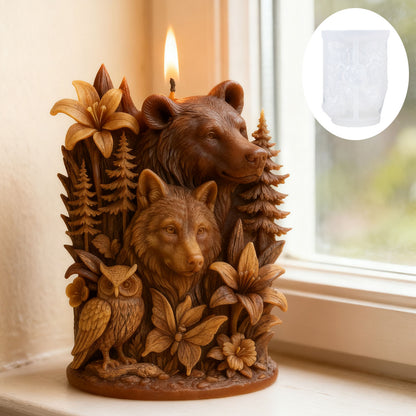 Little Bear Silicone Candle Mold
