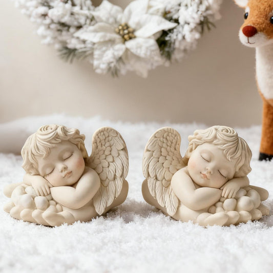 3D Praying Angel Baby Silicone Candle Mold
