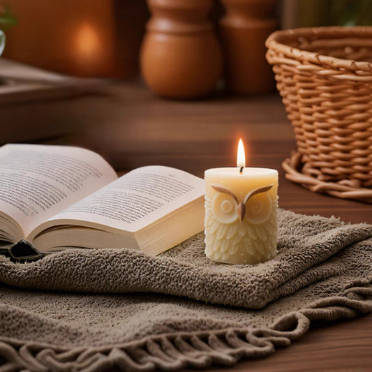 3D Owl Silicone Candle Mold