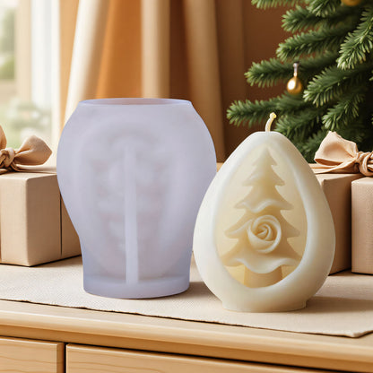 Christmas Tree Ball Scented Candle Silicone Mold
