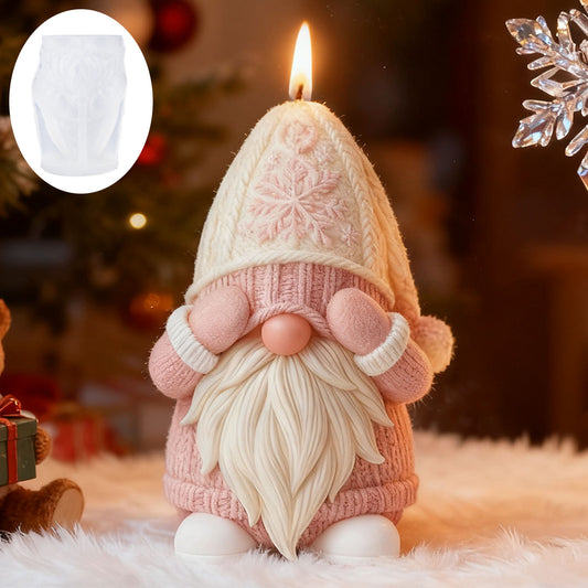 Christmas Gnome Silicone Candle Mold