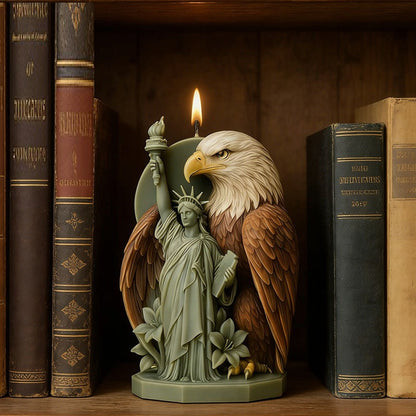 Statue of Liberty & Eagle Scented Candle Silicone Mold