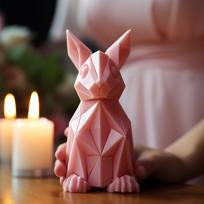 Rabbit Scented Candle Silicone Mold