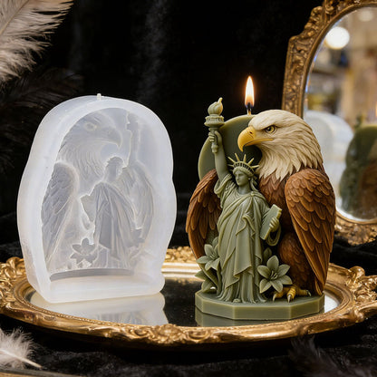 Statue of Liberty & Eagle Scented Candle Silicone Mold