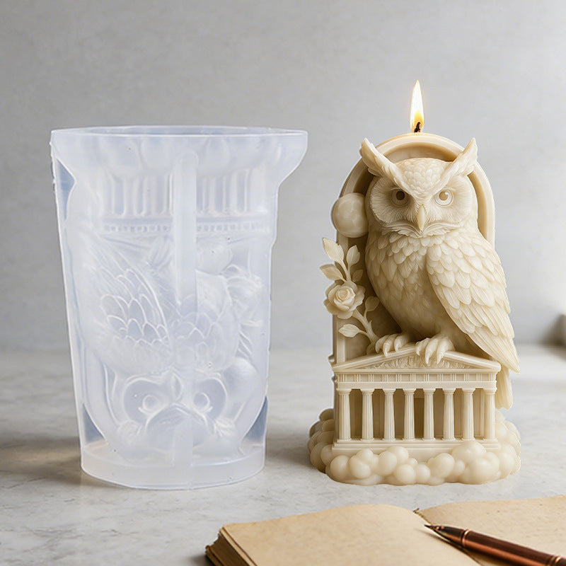 Handmade Owl Scented Candle Silicone Mold