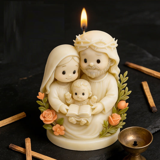 3D Family Silicone Candle Mold