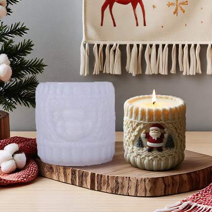 Santa Claus Scented Candle Silicone Mold