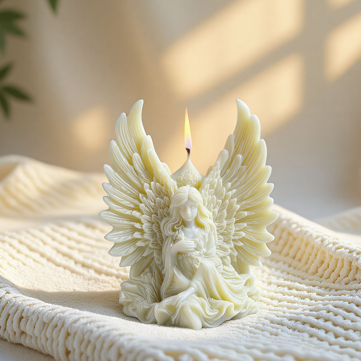 3D Angel Wings Silicone Scented Candle Mold