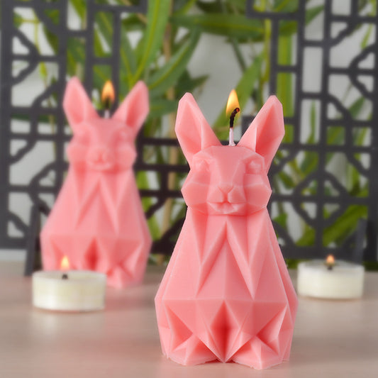 Rabbit Scented Candle Silicone Mold