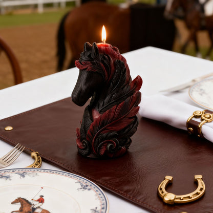 3D Feathered Horse Head Silicone Mold