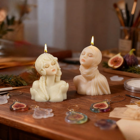 3D Portrait Scented Candle Silicone Mold