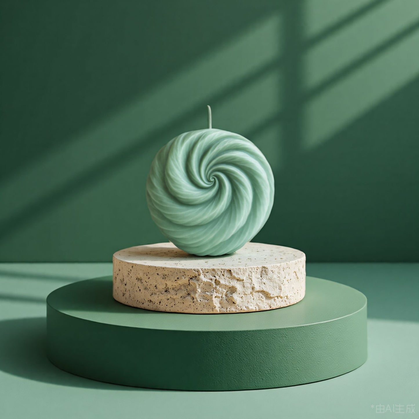 Spiral Ball Scented Candle Silicone Mold